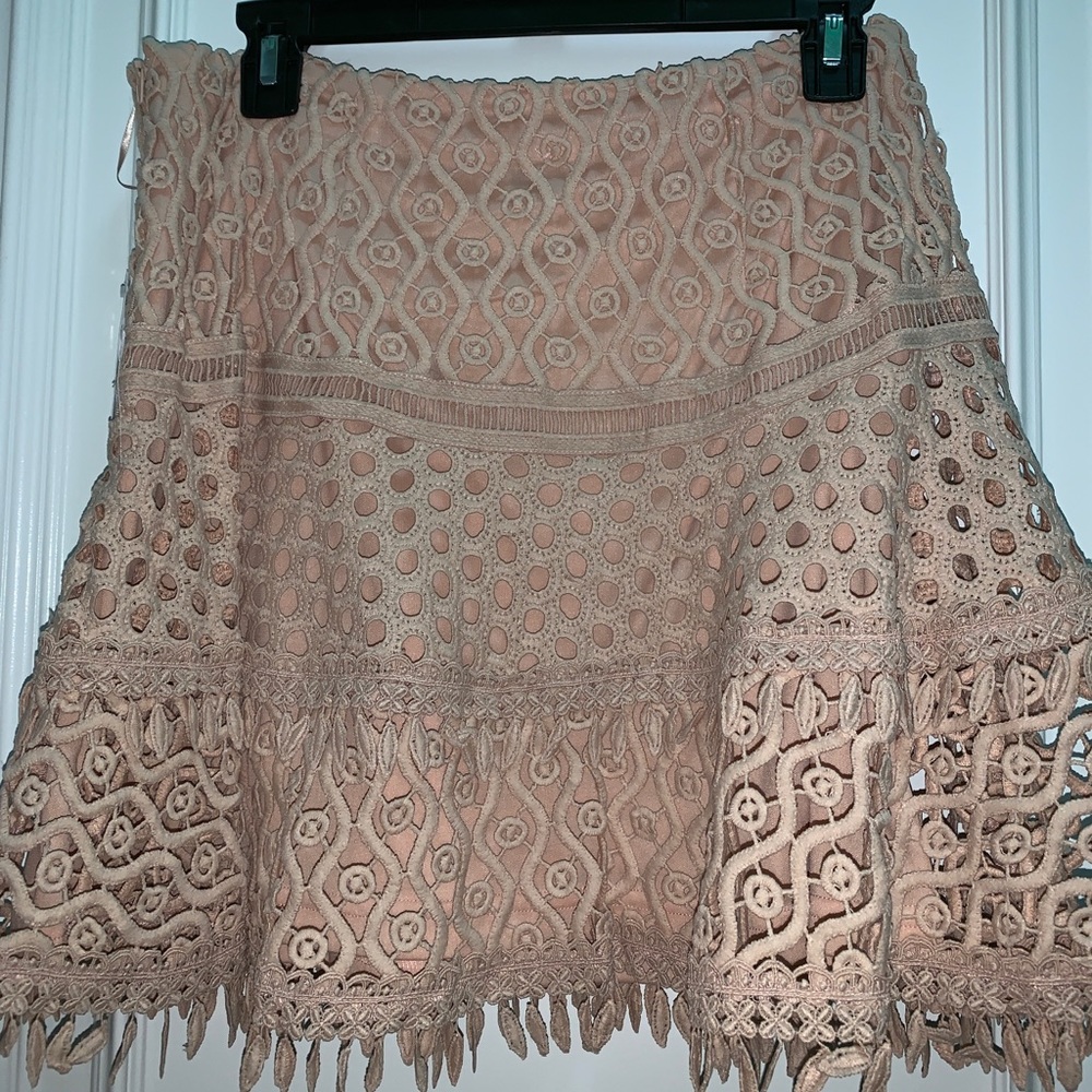Aqua Beige Skirt